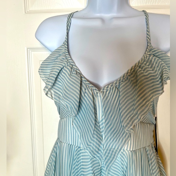 NWT Guess blue and white striped dress - Picture 2 of 10